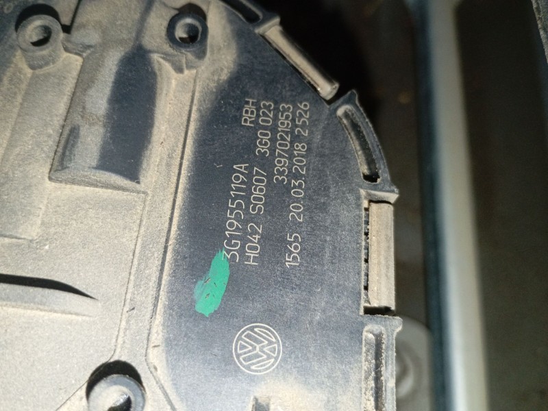 Recambio de motor limpia delantero para volkswagen passat b8 (3g2, cb2) 2.0 tdi referencia OEM IAM 3G1955119A  