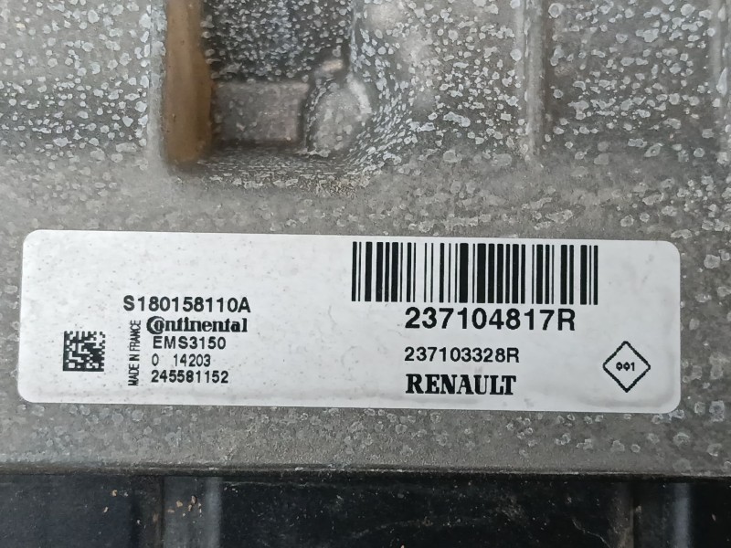Recambio de centralita motor uce para renault megane iii hatchback (bz0/1_, b3_) 1.2 tce (bz2b, bz11) referencia OEM IAM 2371048