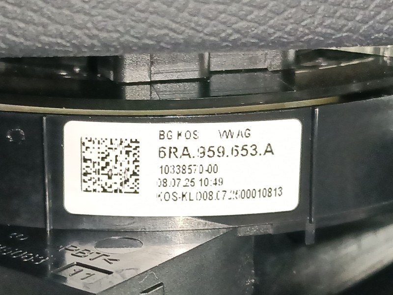 Recambio de anillo airbag para seat ibiza v (kj1, kjg) 1.0 mpi referencia OEM IAM 6RA959653A  