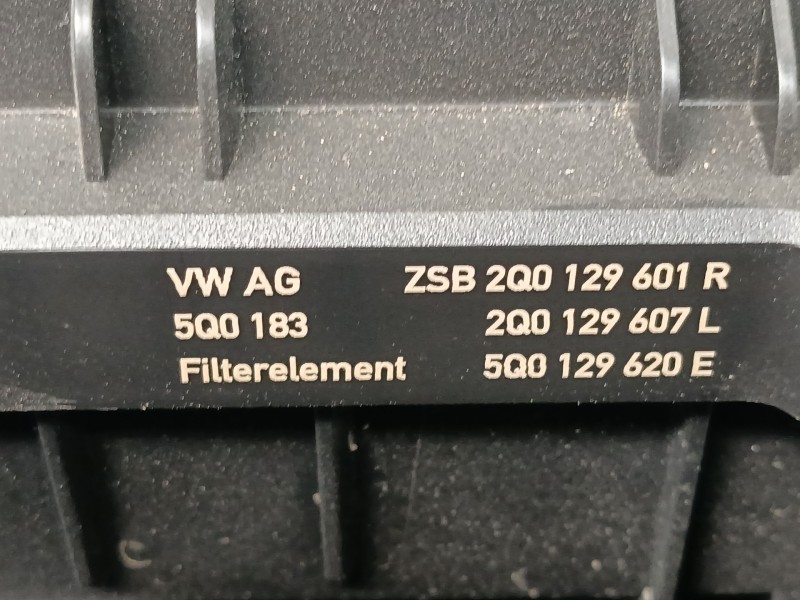 Recambio de filtro aire para seat ibiza v (kj1, kjg) 1.0 mpi referencia OEM IAM 2Q0129607L  