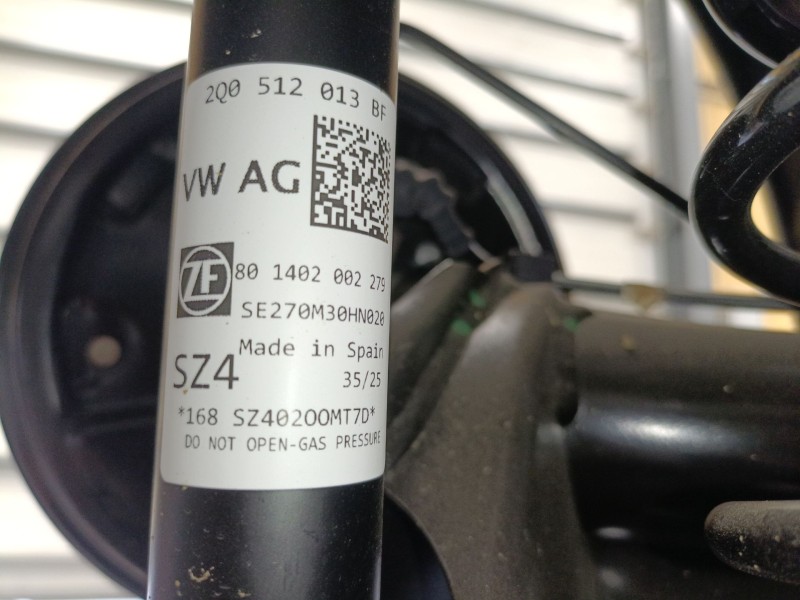 Recambio de amortiguador trasero izquierdo para seat ibiza v (kj1, kjg) 1.0 mpi referencia OEM IAM 2Q0512013BF  