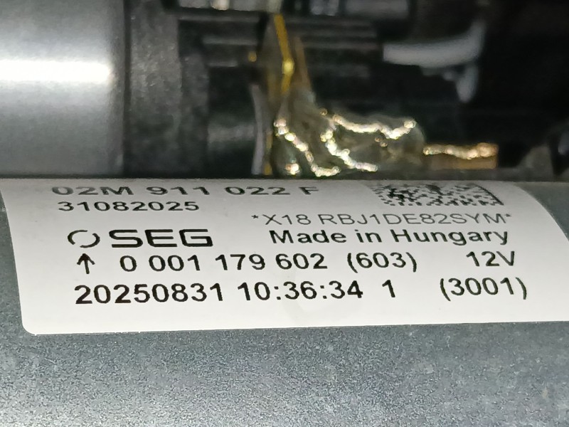 Recambio de motor arranque para seat ibiza v (kj1, kjg) 1.0 mpi referencia OEM IAM 02M911022F  