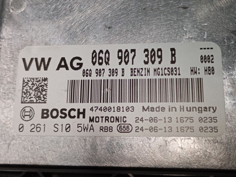 Recambio de centralita motor uce para volkswagen polo vi (aw1, bz1, ae1) gti referencia OEM IAM   