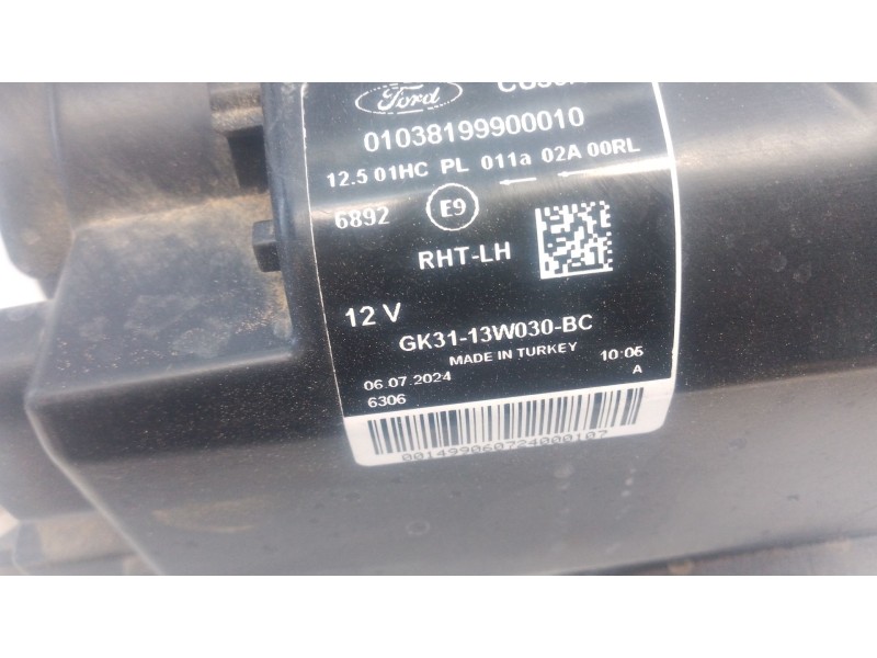 Recambio de faro izquierdo para ford transit v363 autobús (fad, fbd) 2.0 ecoblue referencia OEM IAM GK3113W030BC  