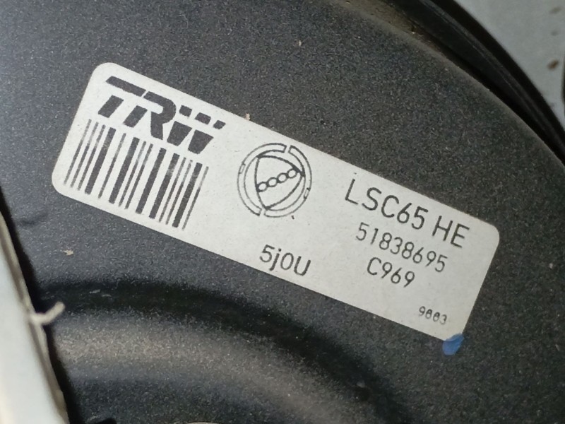 Recambio de servofreno para fiat 500 (312_) 1.2 (312axa1a) referencia OEM IAM 51838695  