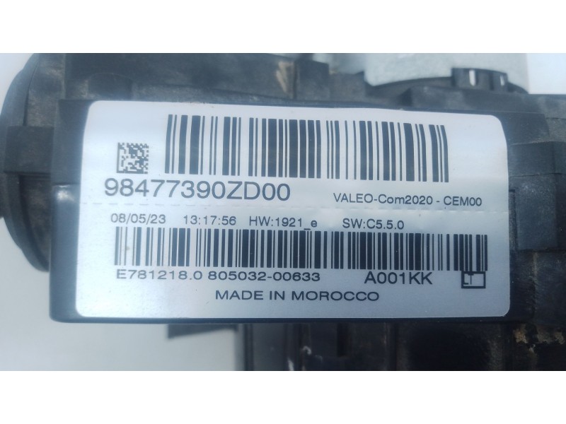 Recambio de anillo airbag para ds ds 4 ii (fr_, fb_, f3_, fp_) e-tense 225 (f3dgzt) referencia OEM IAM 98477390ZD  
