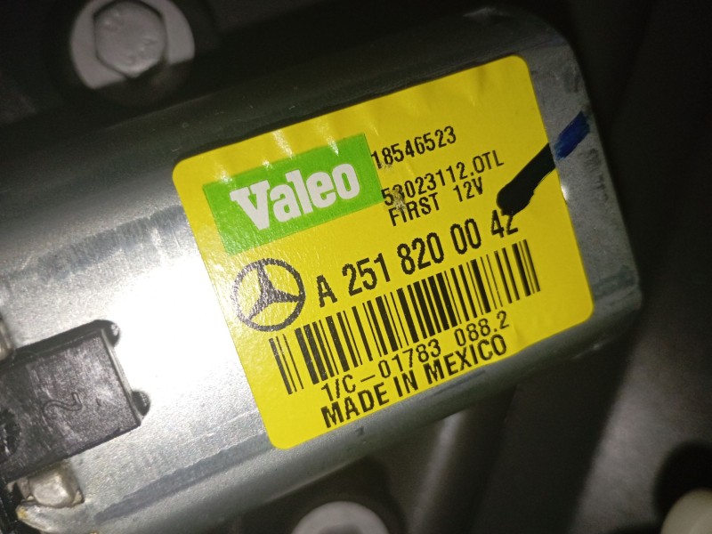 Recambio de motor limpia trasero para mercedes-benz clase m (w166) ml 350 bluetec 4-matic (166.024, 166.023) referencia OEM IAM 