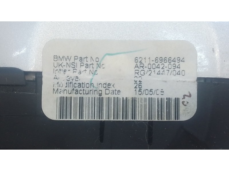 Recambio de cuadro instrumentos para mini mini descapotable (r52) cooper referencia OEM IAM 62116966494  