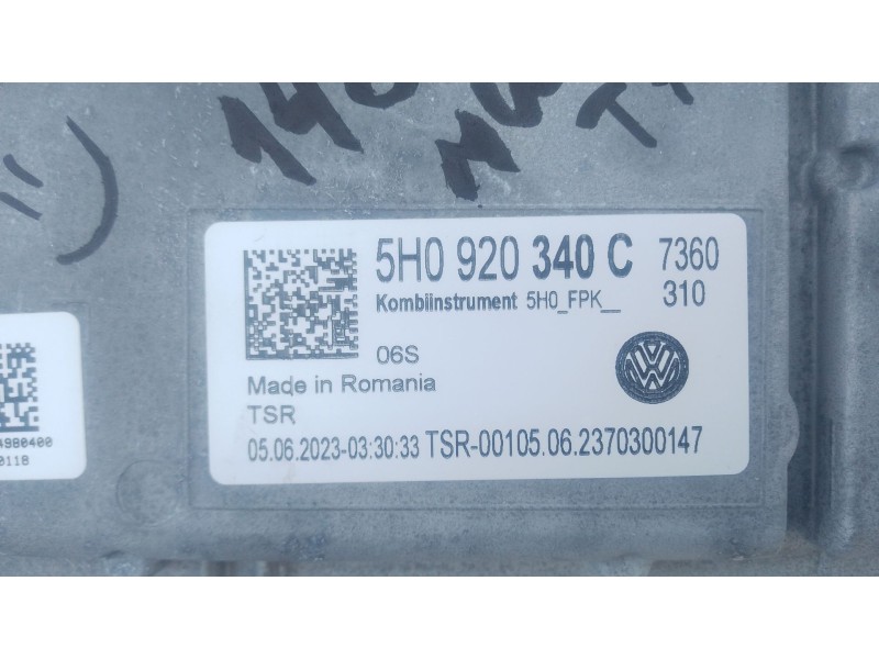 Recambio de cuadro instrumentos para volkswagen multivan t7 (stm, stn) 1.4 e-hybrid referencia OEM IAM 5H0920340C  