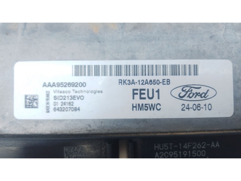 Recambio de centralita motor uce para ford transit v363 autobús (fad, fbd) 2.0 ecoblue referencia OEM IAM RK3A12A650EB  