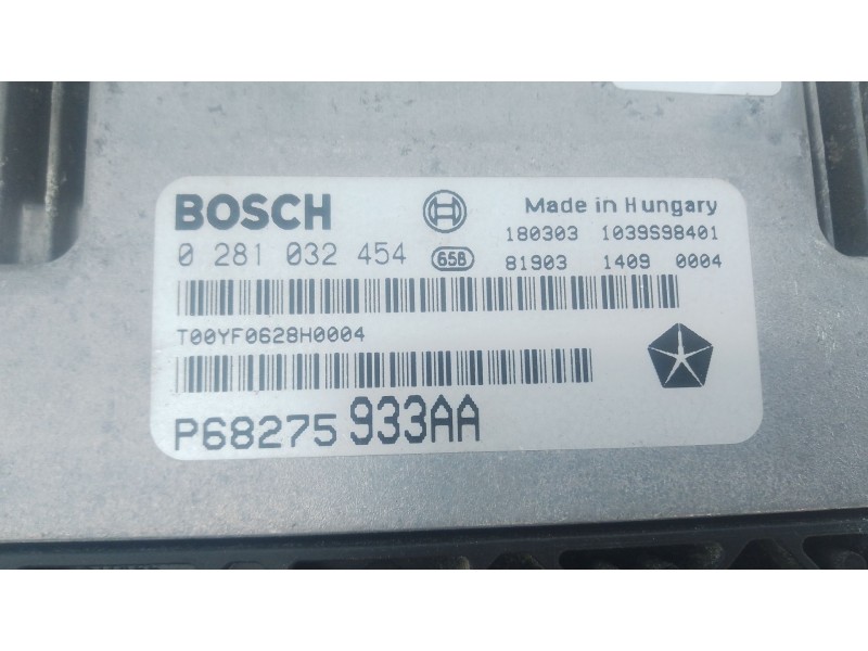 Recambio de centralita motor uce para jeep wrangler iii (jk) 2.8 crd referencia OEM IAM   