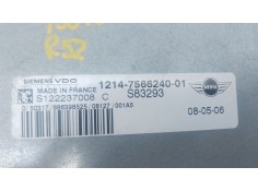 Recambio de centralita motor uce para mini mini descapotable (r52) cooper referencia OEM IAM 1214-7566240-01 S122237008C  2