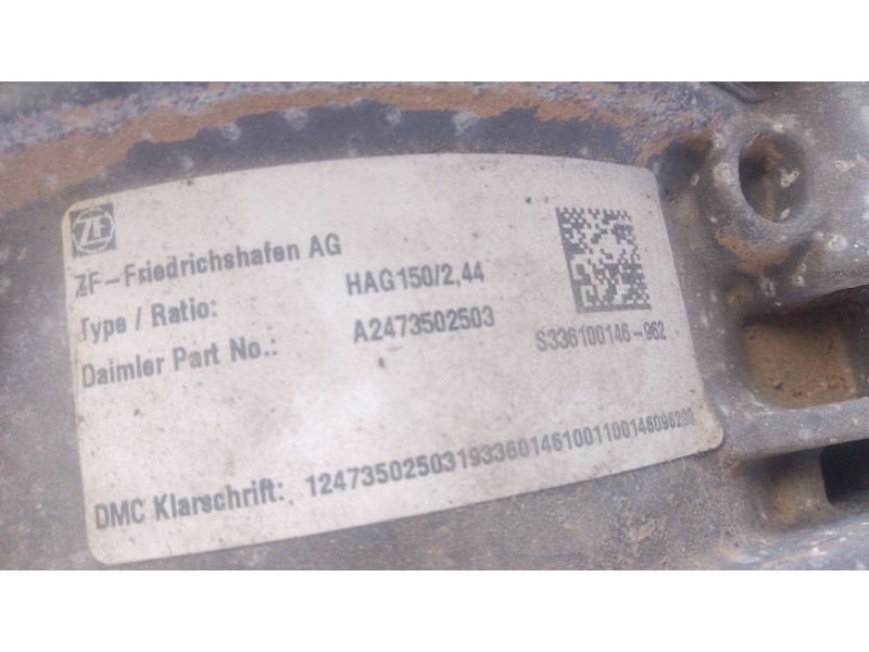 Recambio de diferencial trasero para mercedes-benz glb (x247) glb 200 d 4-matic (247.613) referencia OEM IAM A2473502503  P1-B5-