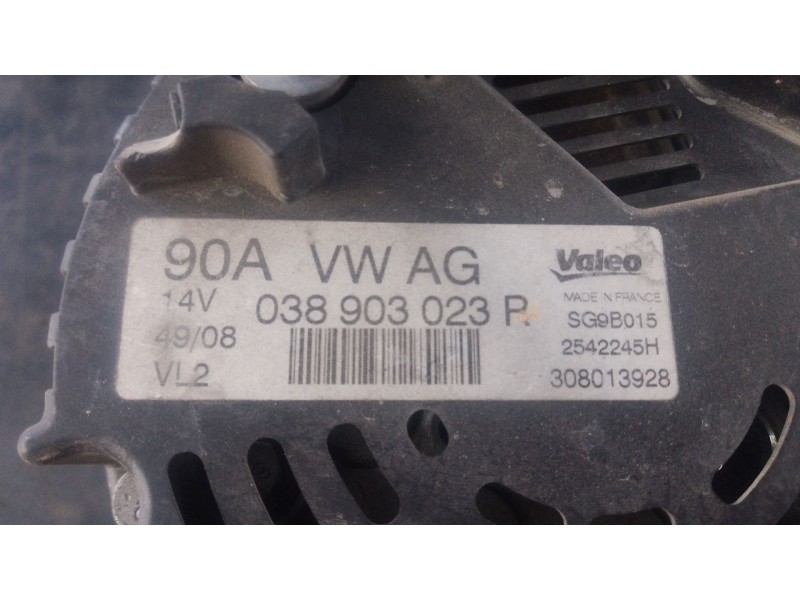 Recambio de alternador para seat ibiza iv (6j5, 6p1) 1.9 tdi referencia OEM IAM   