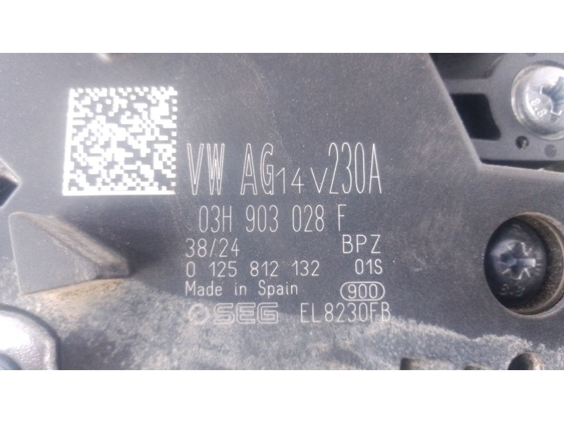 Recambio de alternador para volkswagen crafter caja/chasis (sz_) 2.0 tdi rwd referencia OEM IAM   