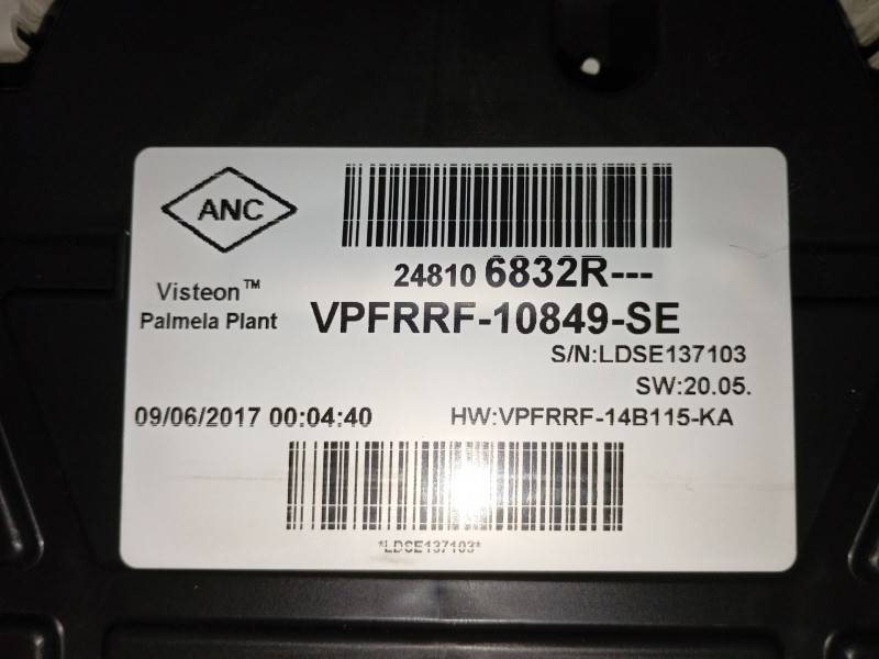 Recambio de cuadro instrumentos para renault trafic iii furgoneta (fg_) 1.6 dci 120 (fgmb) referencia OEM IAM 248106832R  