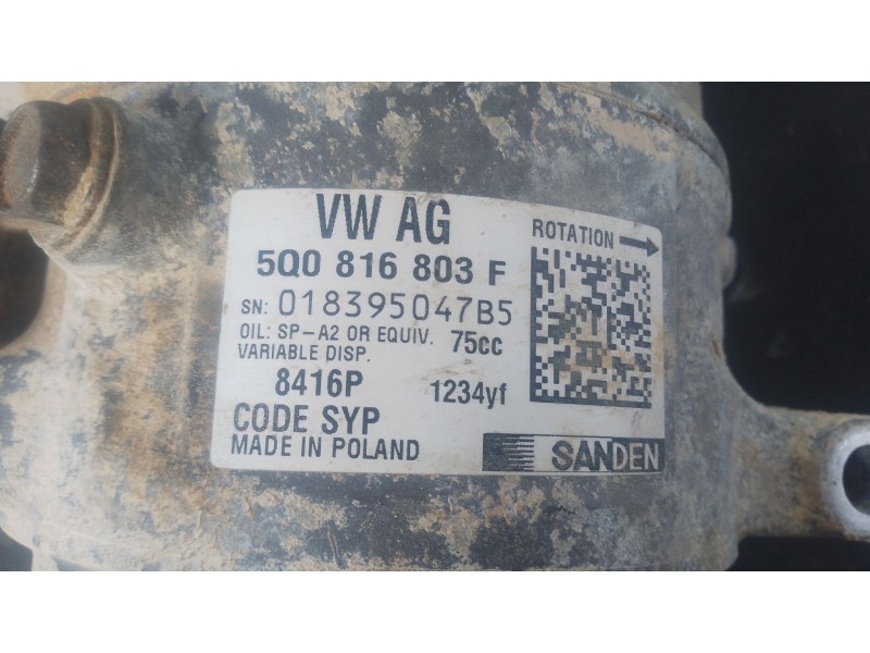 Recambio de compresor aire acondicionado para volkswagen tiguan (ad1, ax1) 1.4 tsi referencia OEM IAM   