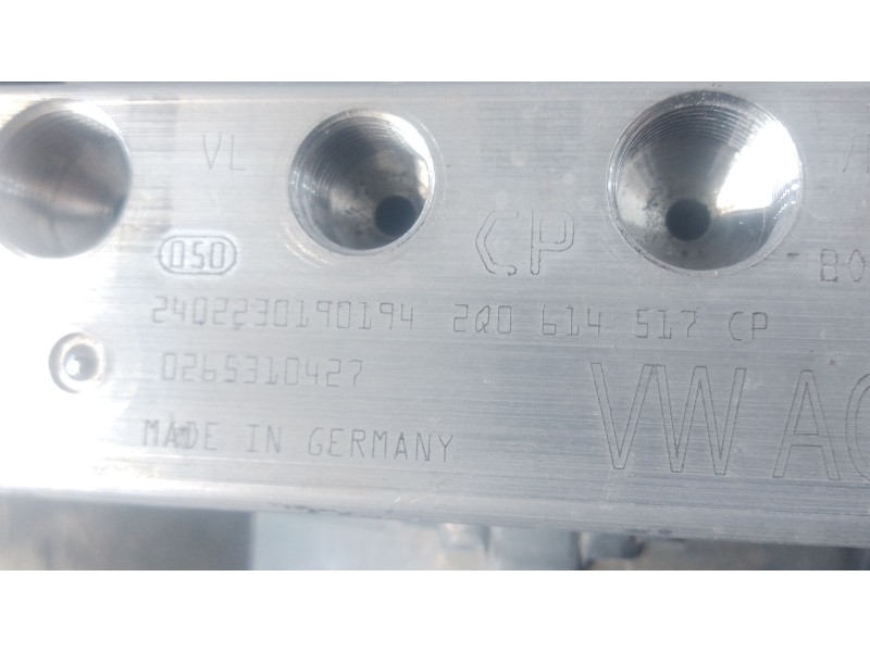 Recambio de abs para skoda kamiq (nw4) 1.0 tsi referencia OEM IAM 2Q0614517CP  