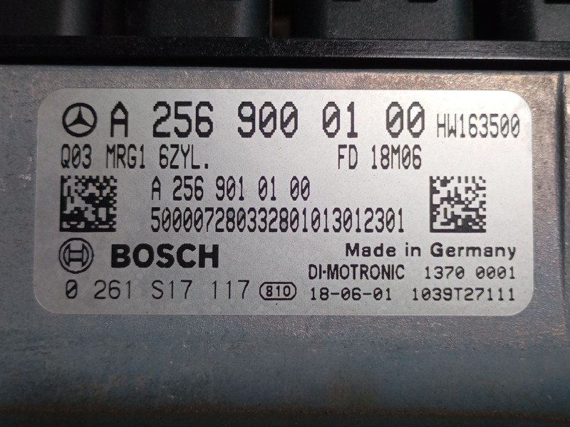 Recambio de centralita motor uce para mercedes-benz clase s (w222, v222, x222) s 450 eq boost (222.158, 222.058) referencia OEM 