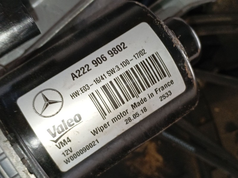 Recambio de motor limpia delantero para mercedes-benz clase s (w222, v222, x222) s 450 eq boost (222.158, 222.058) referencia OE