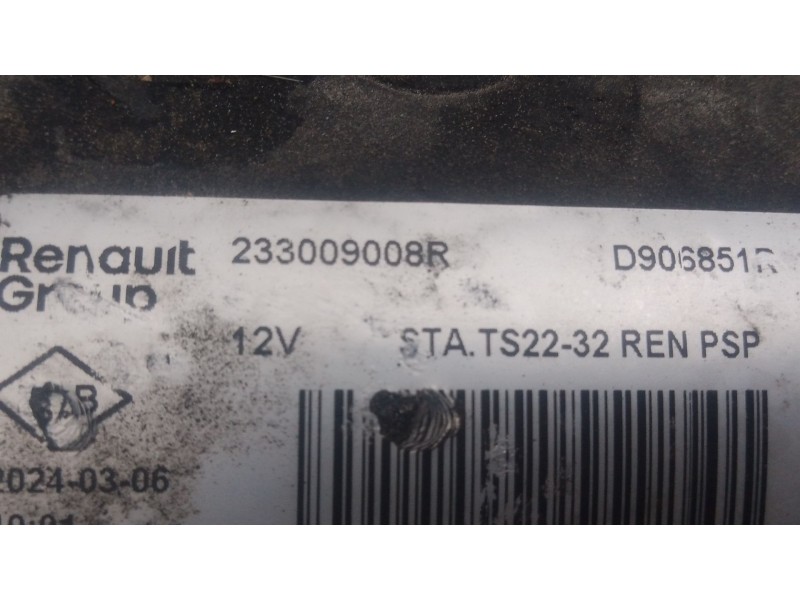 Recambio de motor arranque para renault master iii caja/chasis (ev, hv, uv) 2.3 dci 125 fwd (ev0c, ev0d, ev0j, hv0c, hv0d, hv0h,