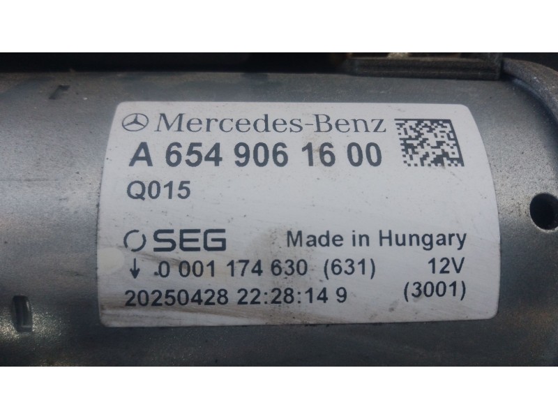 Recambio de motor arranque para mercedes-benz vito tourer (w447) 114 cdi 4-matic (447.701, 447.703, 447.705) referencia OEM IAM 