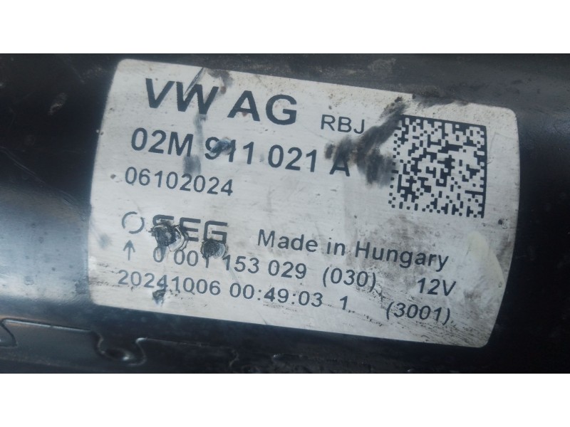 Recambio de motor arranque para volkswagen crafter furgoneta (sy_, sx_) 2.0 tdi referencia OEM IAM   