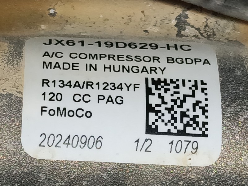 Recambio de compresor aire acondicionado para ford focus iv (hn) 1.5 ecoblue referencia OEM IAM JX619D629HC  