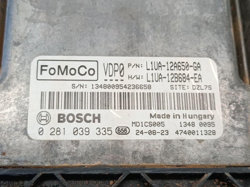 Recambio de centralita motor uce para ford focus iv (hn) 1.5 ecoblue referencia OEM IAM L1UA12A650GA 0281039335 