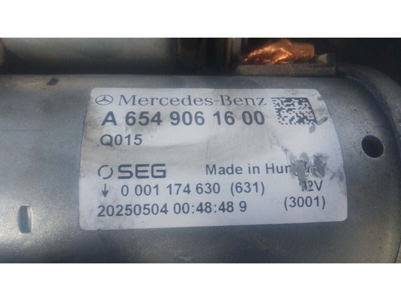 Recambio de motor arranque para mercedes-benz vito tourer (w447) 114 cdi 4-matic (447.701, 447.703, 447.705) referencia OEM IAM 