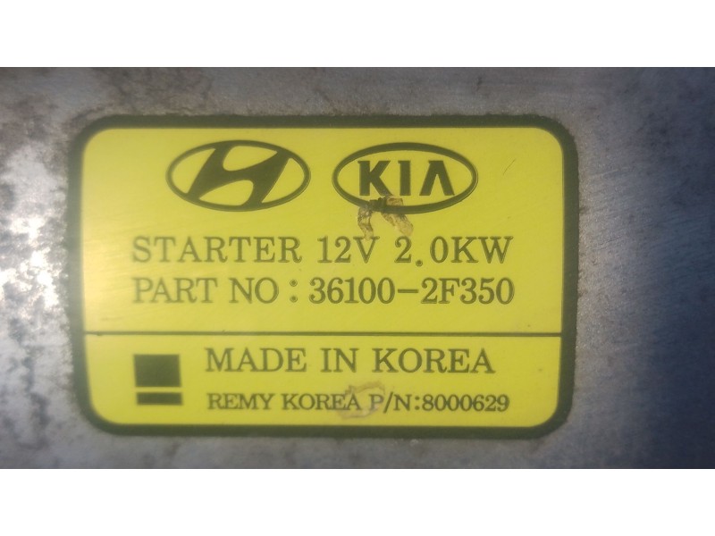 Recambio de motor arranque para hyundai tucson (tl, tle) 2.0 crdi referencia OEM IAM   