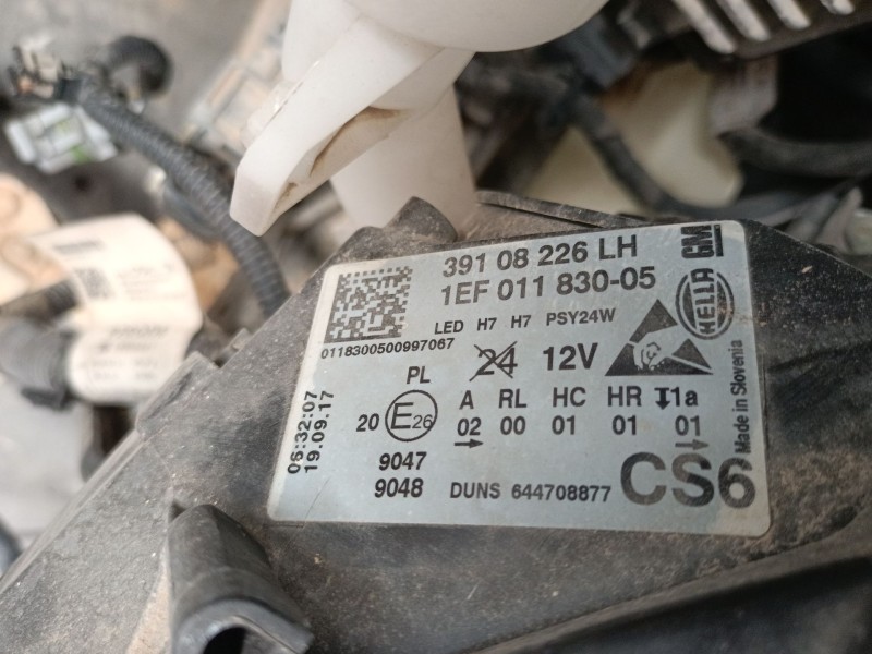 Recambio de faro izquierdo para opel corsa e (x15) 1.4 (08, 68) referencia OEM IAM   
