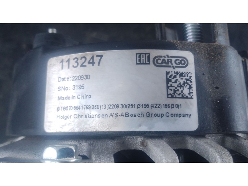 Recambio de alternador para citroën jumper ii furgoneta (244) 2.8 hdi referencia OEM IAM   