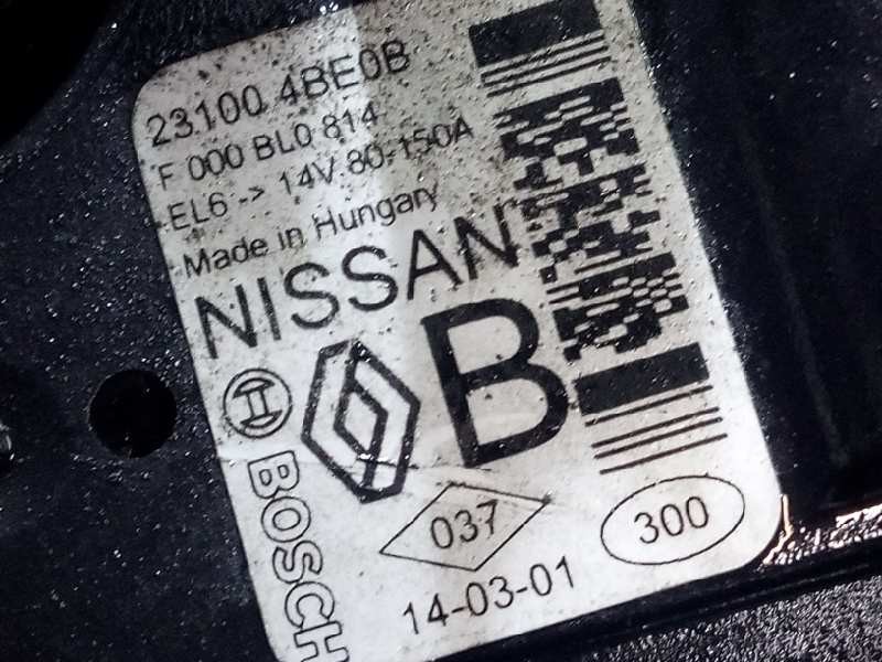 Recambio de alternador para nissan qashqai (j11) acenta referencia OEM IAM 231004BE0B  