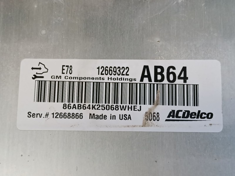 Recambio de centralita motor uce para opel corsa e (x15) 1.4 (08, 68) referencia OEM IAM 12660322  