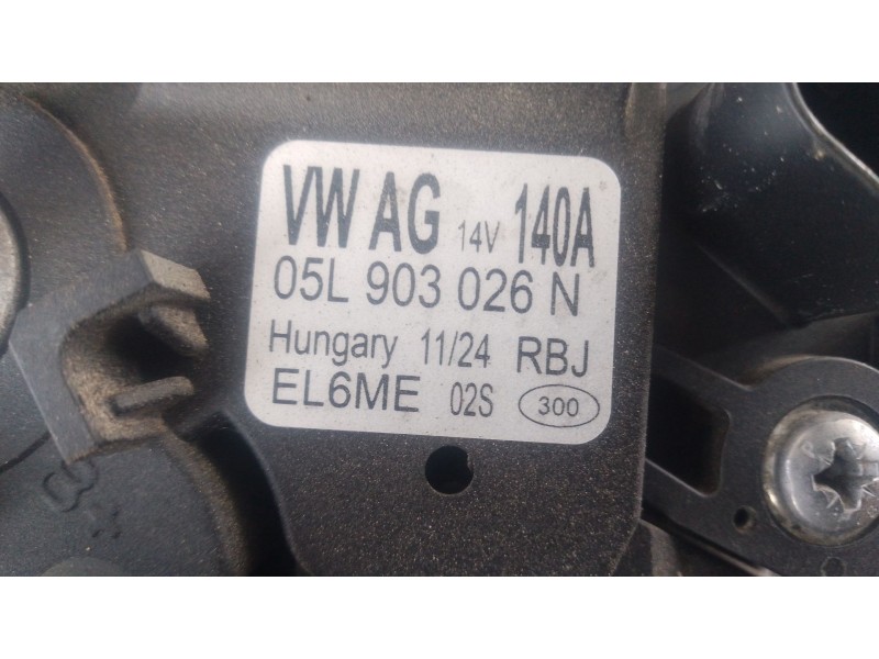 Recambio de alternador para audi q3 sportback (f3n) 35 tdi referencia OEM IAM   