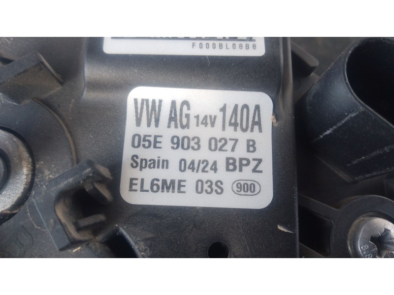 Recambio de alternador para volkswagen taigo (cs1) 1.0 tsi referencia OEM IAM   