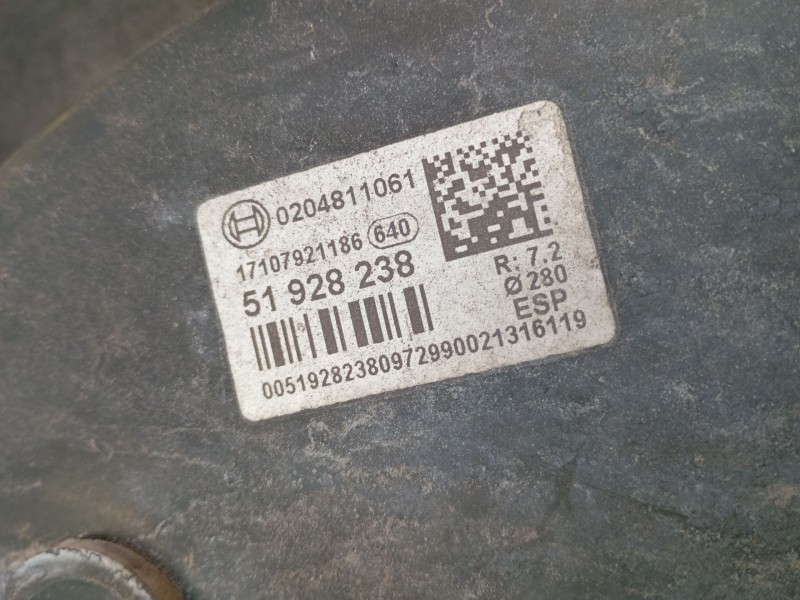 Recambio de servofreno para fiat ducato furgoneta (250_) 140 natural power referencia OEM IAM 51928238  