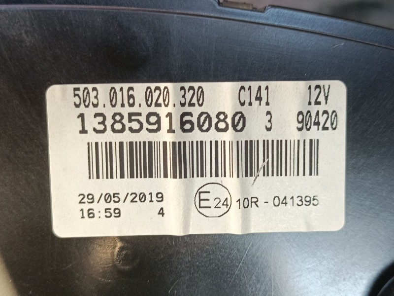 Recambio de cuadro instrumentos para fiat ducato furgoneta (250_) 140 natural power referencia OEM IAM 1385916080  