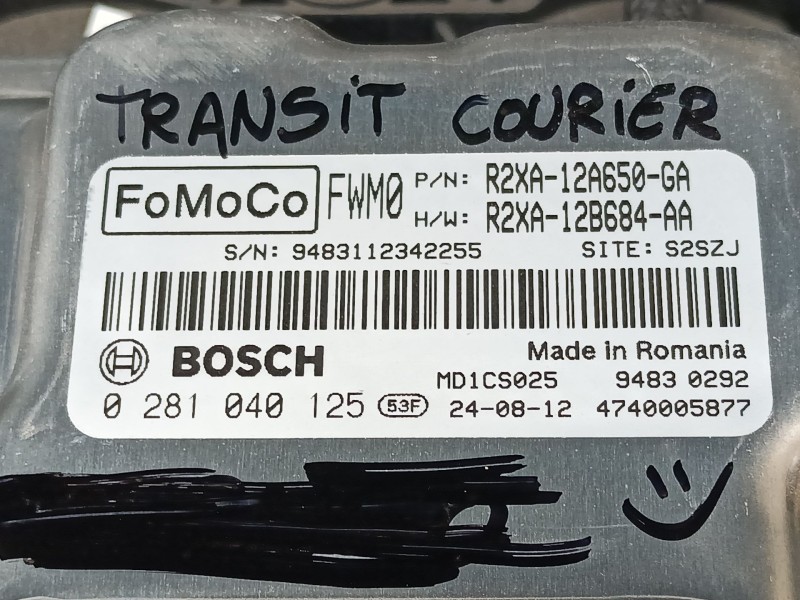 Recambio de centralita motor uce para ford transit courier referencia OEM IAM   