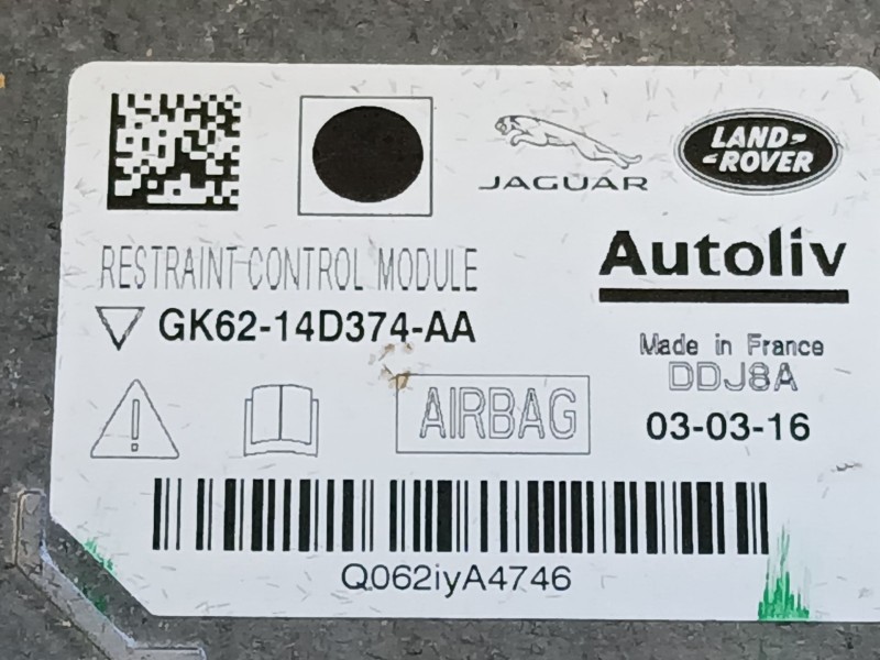 Recambio de kit airbag para land rover range rover sport ii (l494) 3.0 sdv6 4x4 referencia OEM IAM VGK62-14D374-AA  