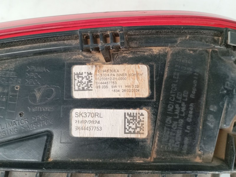Recambio de piloto trasero derecho porton para skoda kamiq (nw4) 1.0 tsi referencia OEM IAM   