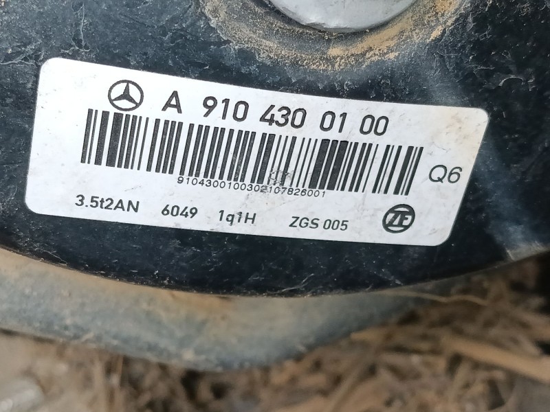 Recambio de servofreno para mercedes-benz sprinter 3,5-t furgoneta (b907, b910) 311 cdi (910.631, 910.633) referencia OEM IAM A9