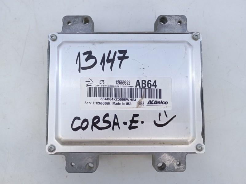 Recambio de centralita motor uce para opel corsa e (x15) 1.4 (08, 68) referencia OEM IAM 12660322  