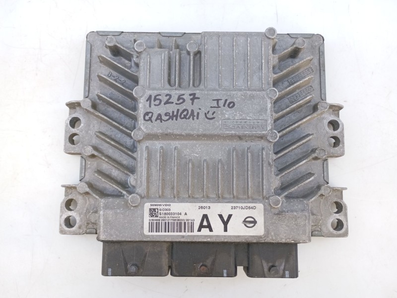 Recambio de centralita motor uce para nissan qashqai i (j10, nj10) 1.5 dci referencia OEM IAM 23710JD54D S180033104 