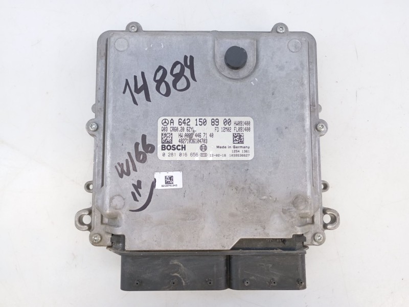Recambio de centralita motor uce para mercedes-benz clase m (w166) ml 350 bluetec 4-matic (166.024, 166.023) referencia OEM IAM 