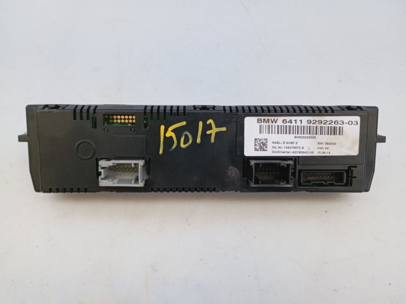 Recambio de mando climatizador para bmw x1 (e84) sdrive 18 d referencia OEM IAM 6411929226303  