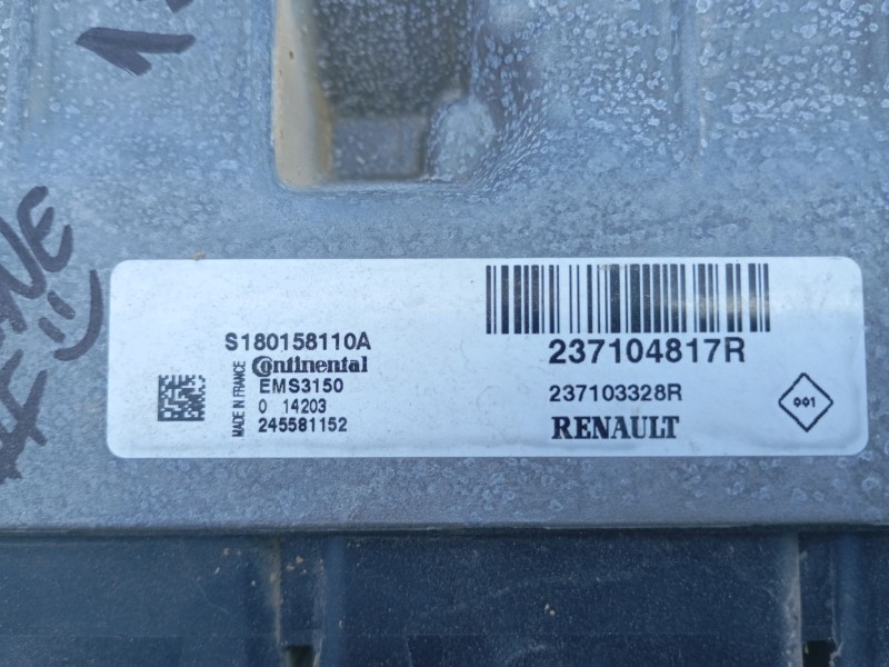 Recambio de centralita motor uce para renault megane iii hatchback (bz0/1_, b3_) 1.2 tce (bz2b, bz11) referencia OEM IAM 2371048