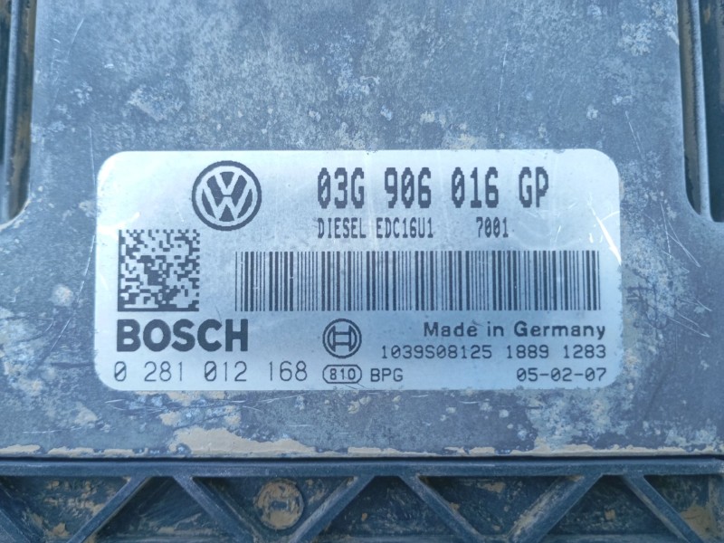 Recambio de centralita motor uce para volkswagen caddy iii furgoneta/monovolumen (2ka, 2kh, 2ca, 2ch) 2.0 sdi referencia OEM IAM