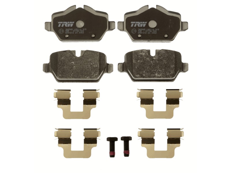 Recambio de pastillas freno traseras para bmw 1 (e81) 116 d referencia OEM IAM B111123 GDB1612 3322937393534 T1-1-B NUEVO